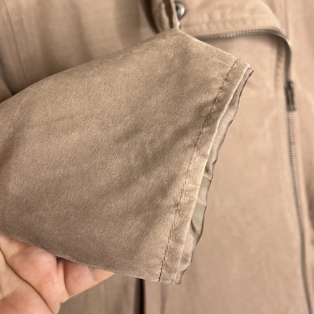 Staccato Beige Cropped bubble Soft Jacket